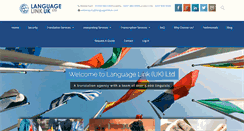 Desktop Screenshot of languagelinkuk.com
